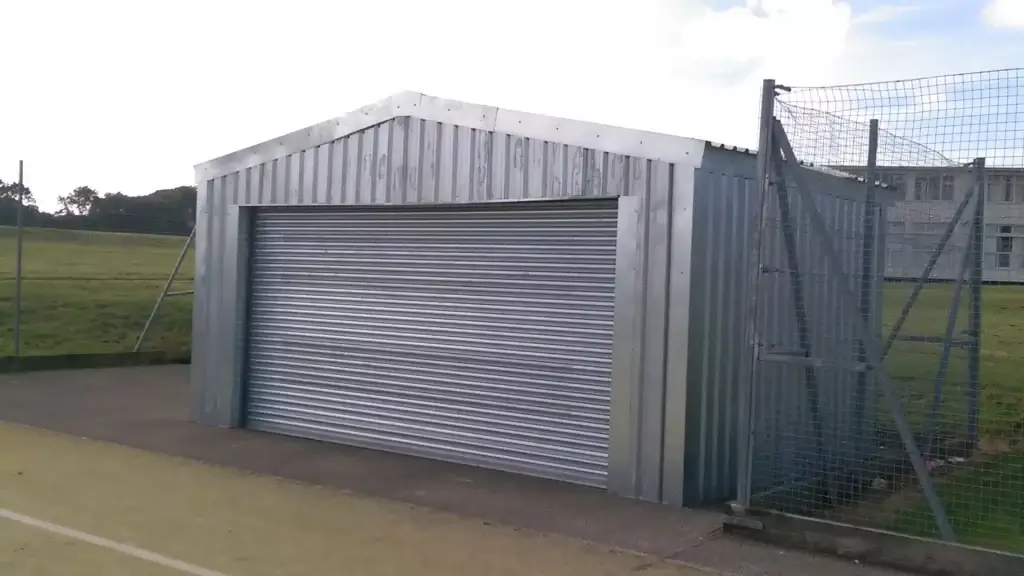 Steel Building in Wales